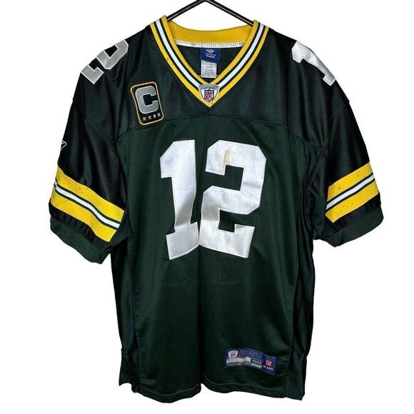 Green Bay Packers On Field Jersey Aaron Rodgers Jersey Size 50 - Picture 1 of 5